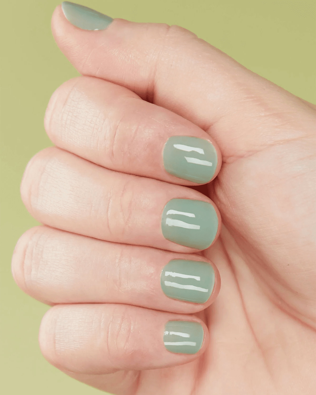 绿色seaglass指甲