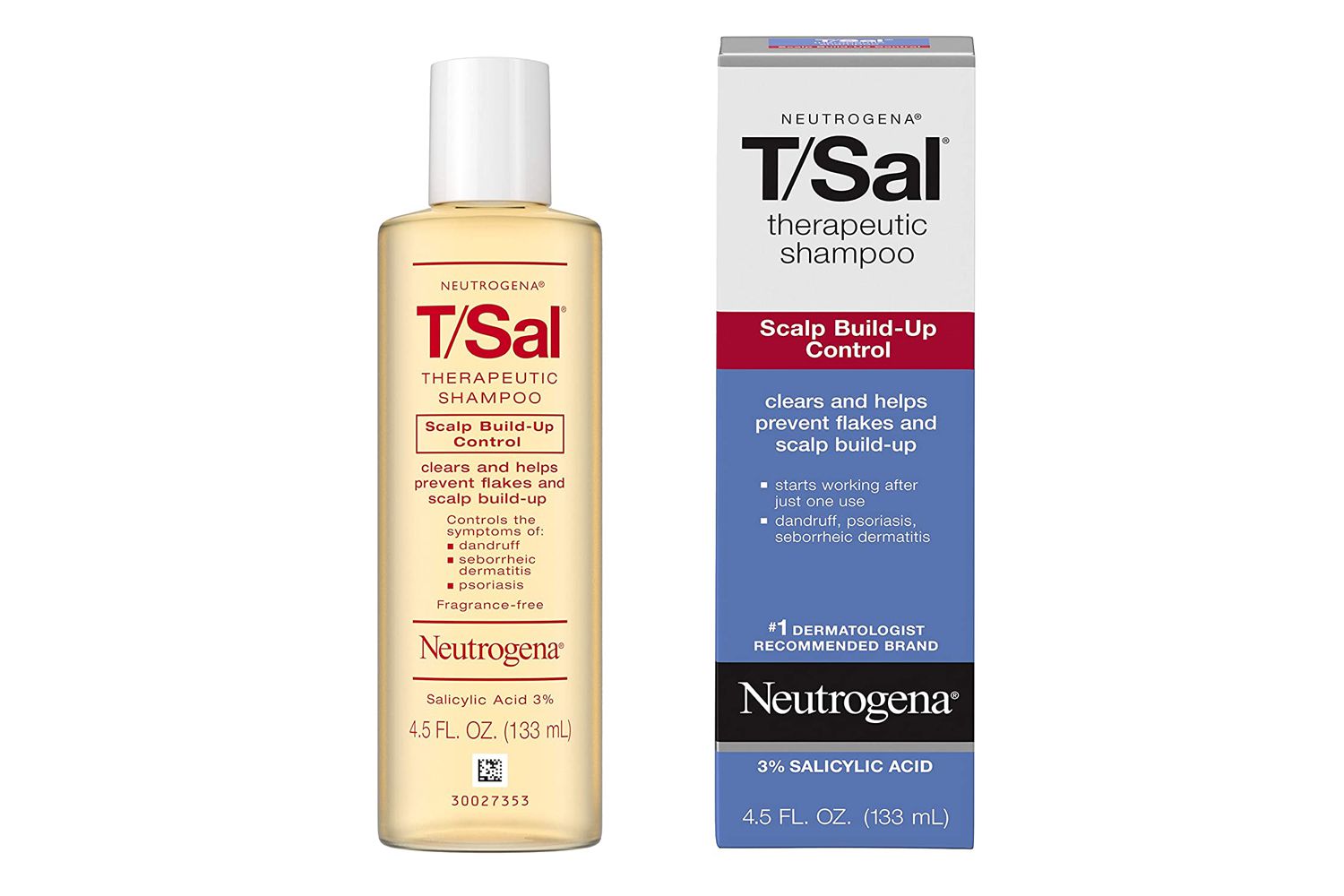 露得清T/Sal治疗洗发水与积聚控制