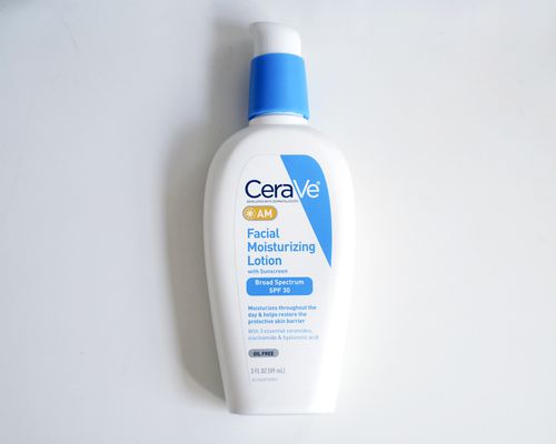 CeraVe AM面部保湿乳液与防晒霜
