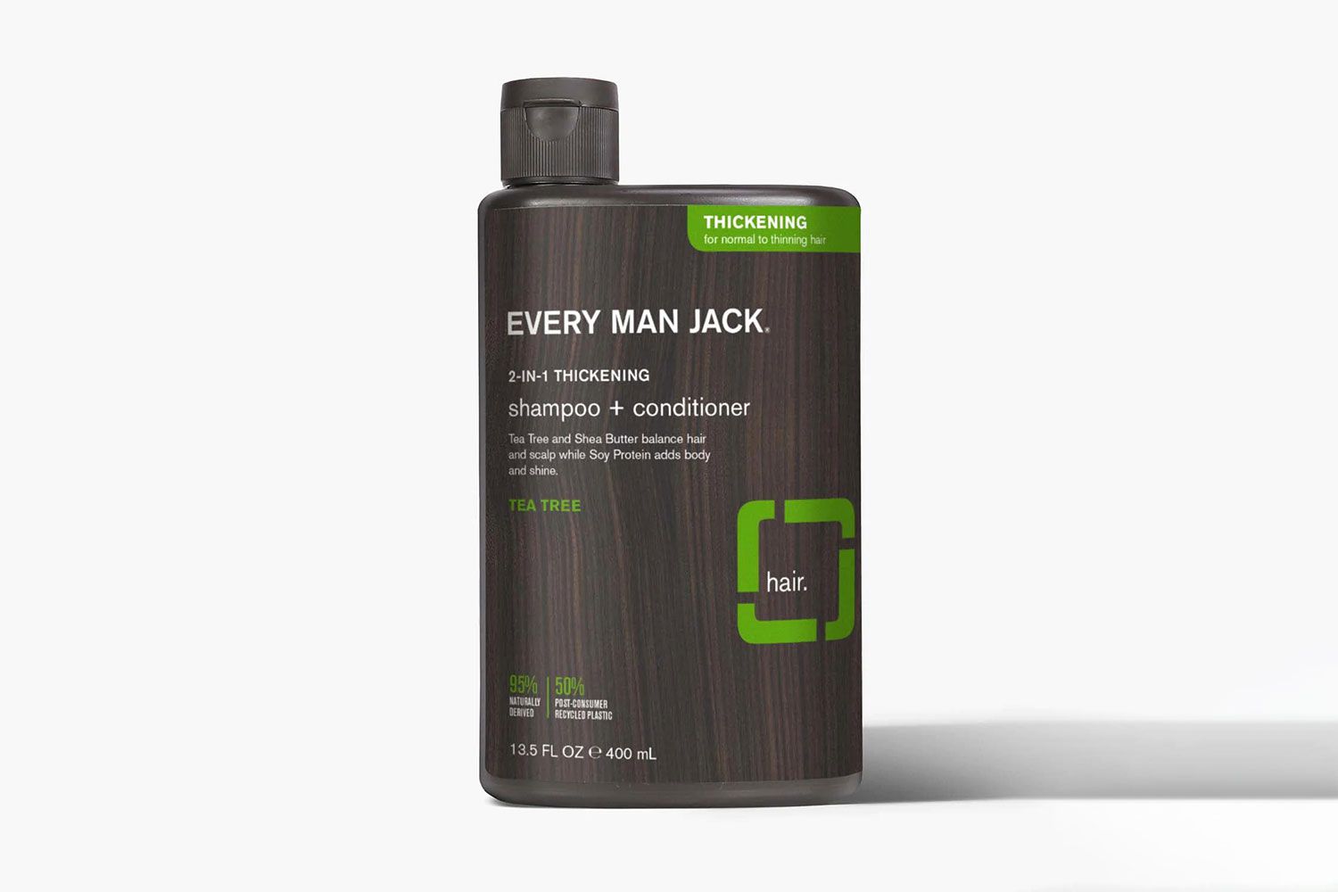 每个男人杰克浓密茶树二合一洗发水和护发素