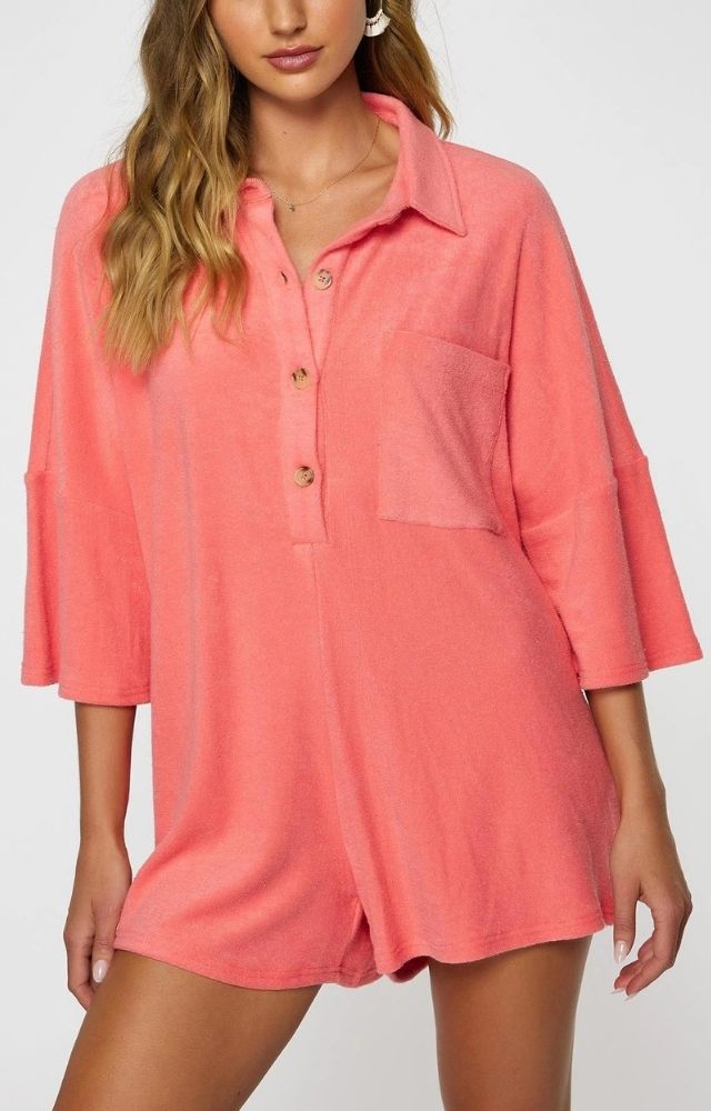 Oâ ' ' Neill Poolside Terry Romper coverup