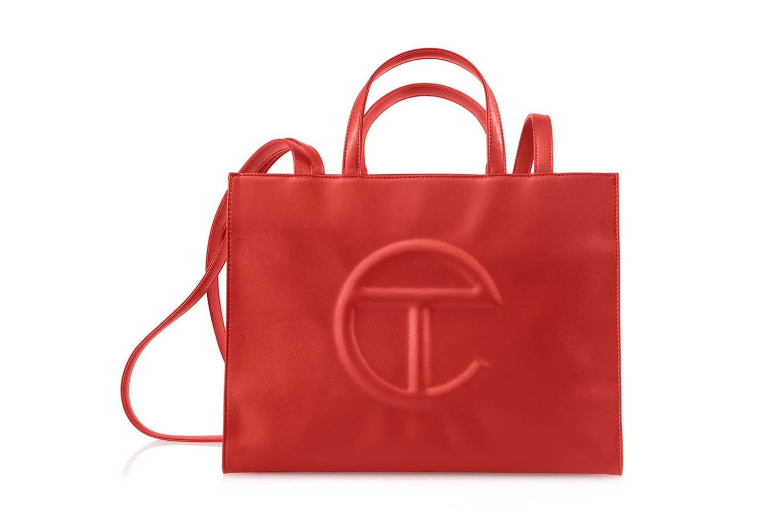 Telfar中红色购物袋