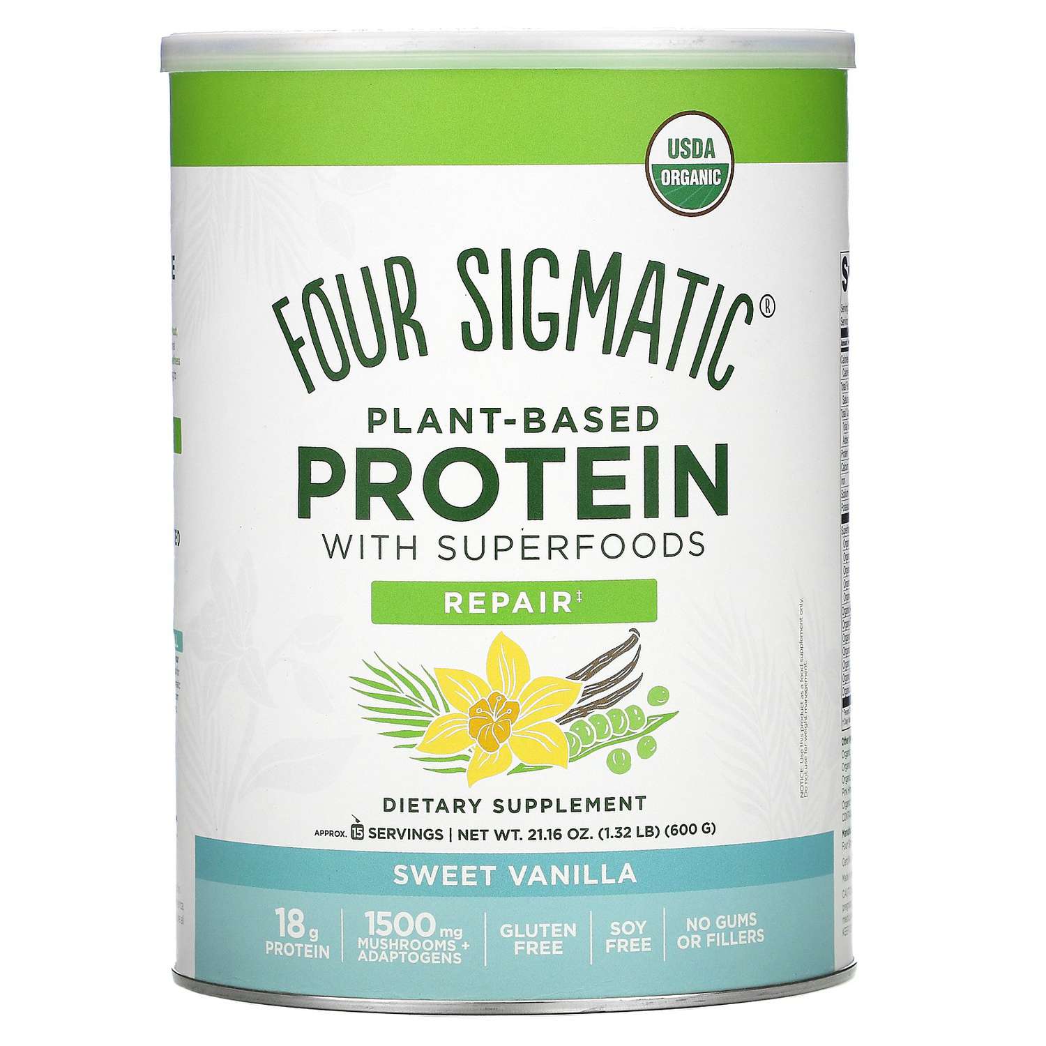 用超级食品四Sigmatic植物性蛋白质
