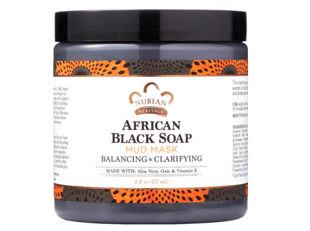 努比亚传统非洲黑色肥皂泥面膜